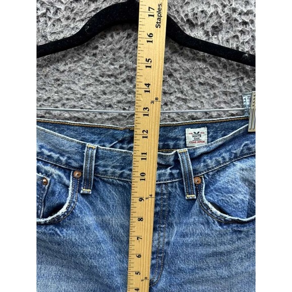 Levi's White Oak Cone Denim Selvedge Button Fly Jeans Blue Women's Size 30 - Picture 14 of 16